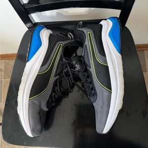 Men's Black and Blue Athletic Shoes puma